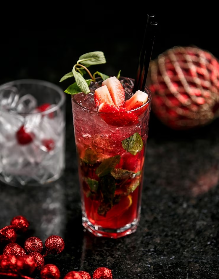 Coctel de vodka con frutos rojos de la pasión, receta fácil en menos de 5 minutos