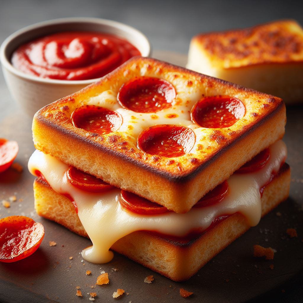 Sándwich de pizza: fácil y rápido de hacer