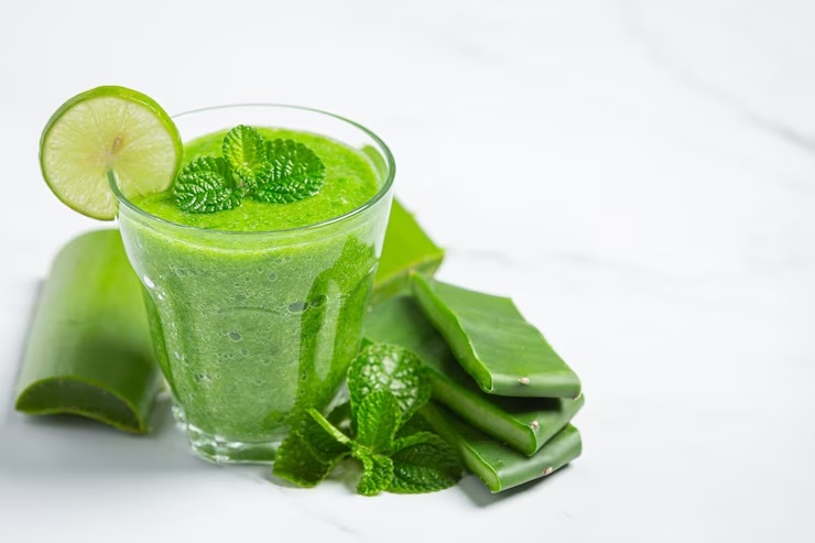 Jugo de nopal con sábila