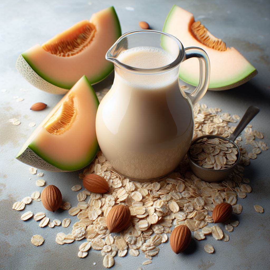 Agua de avena con melón: una opción refrescante para los días de calor