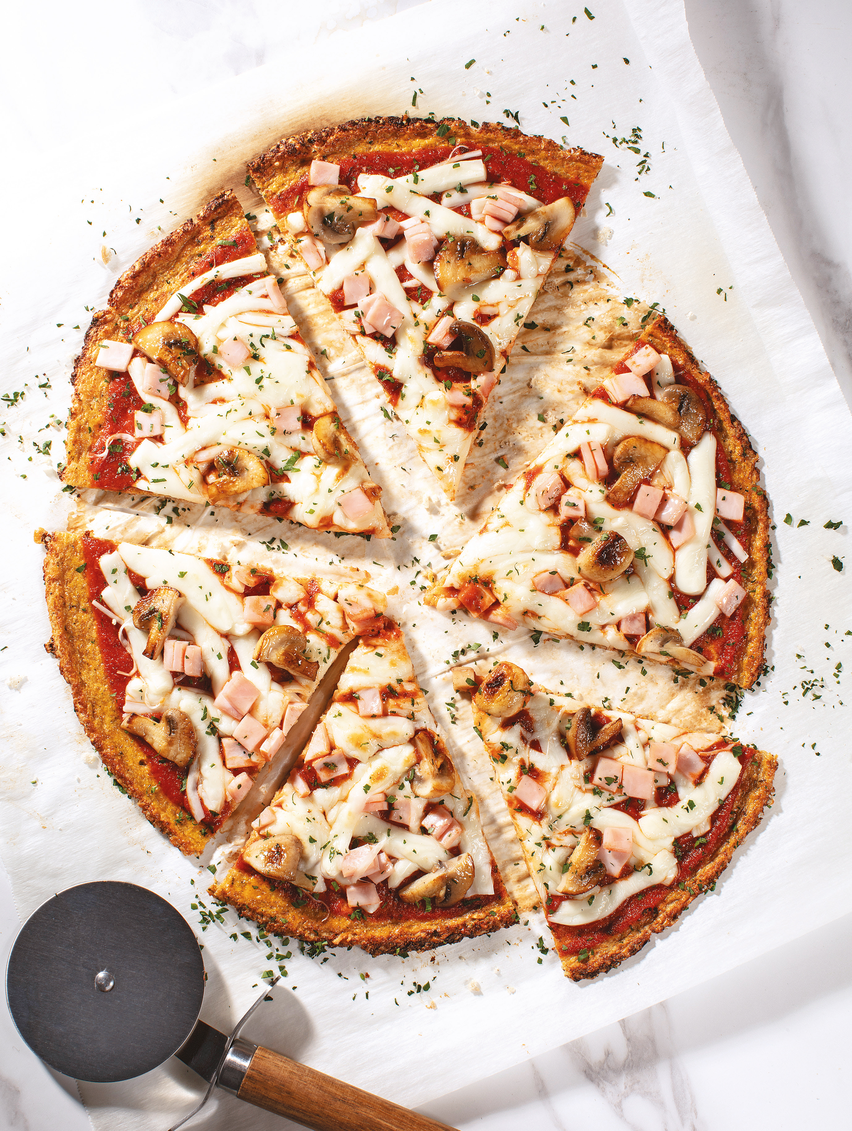 Pizza crujiente fácil y deliciosa para la familia