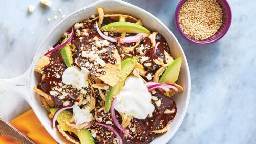 chilaquiles de mole
