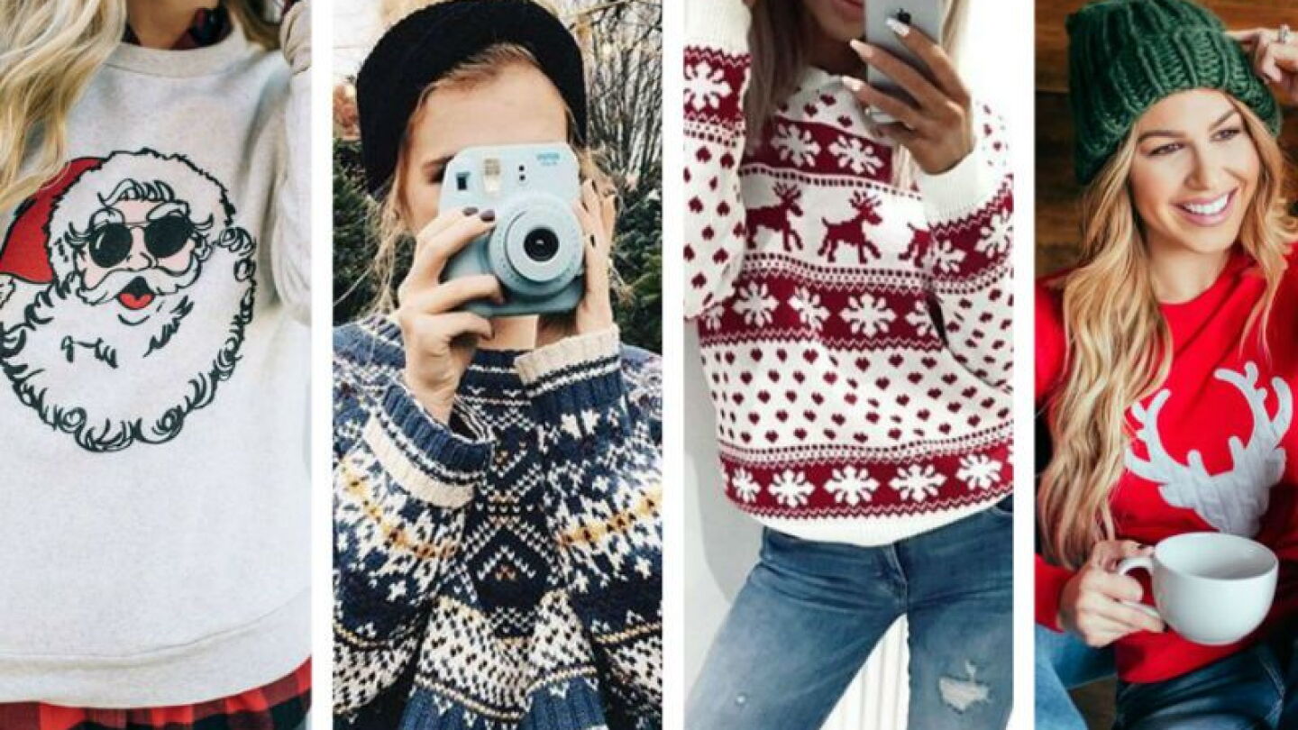 15 Maneras de incluir tu suéter navideño en tu outfit