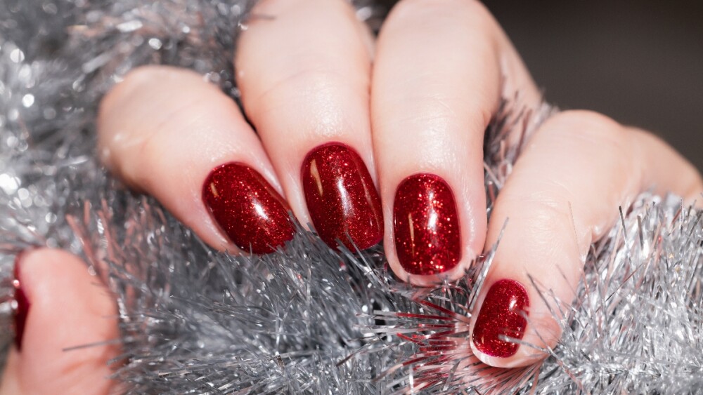 uñas rojas diseños