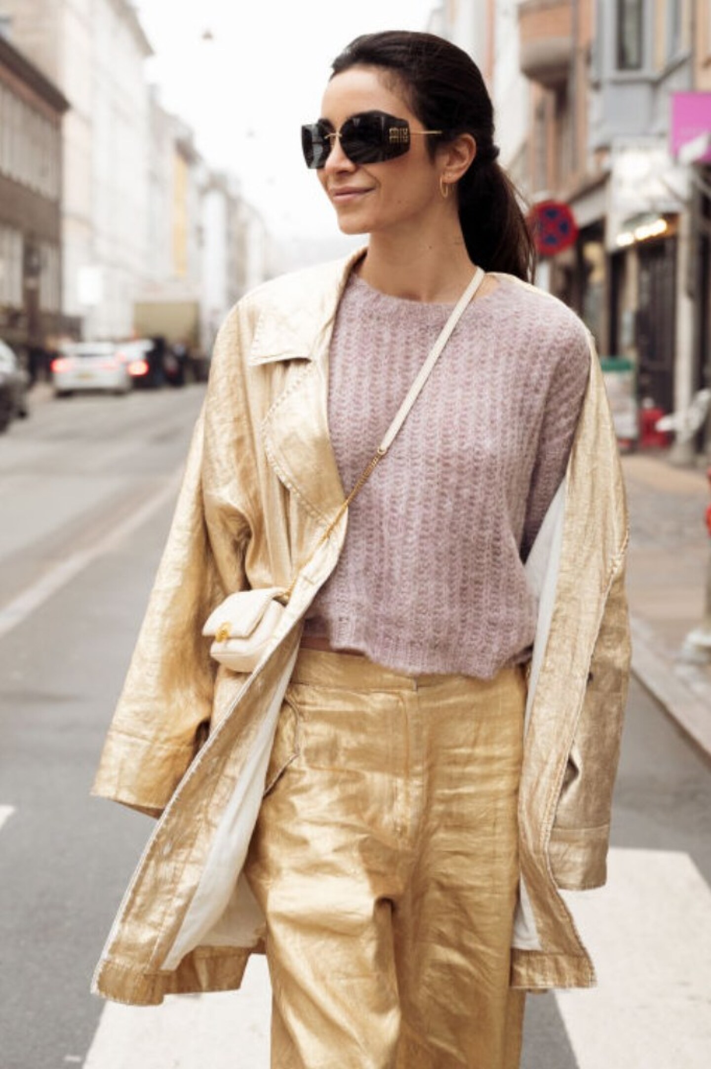 Bolsos cruzados para mujer 2024 inspirados en el street style de Copenhague