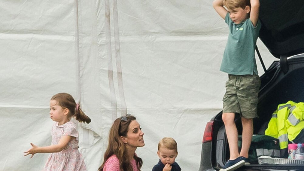 Kate Middleton con sus hijos