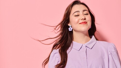 Happy young woman