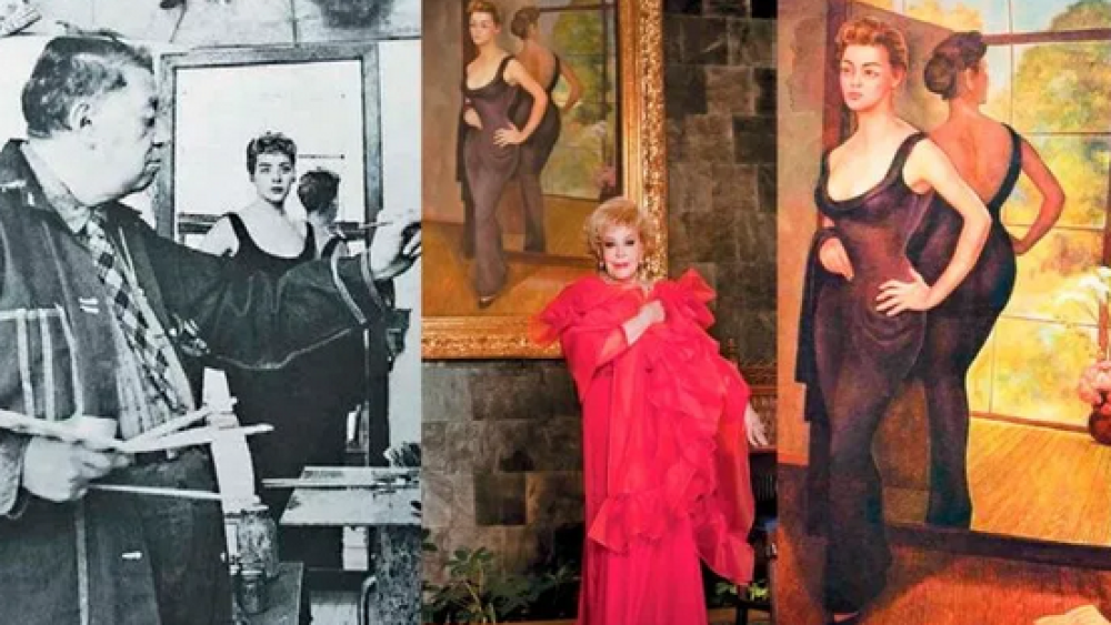 El mítico cuadro que le pintó Diego Rivera.