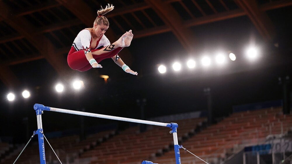 Gimnastas alemanas compiten con uniformes completos contra la sexualización