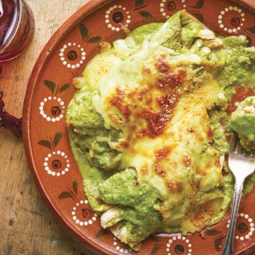 Aprende a preparar unas enchiladas suizas