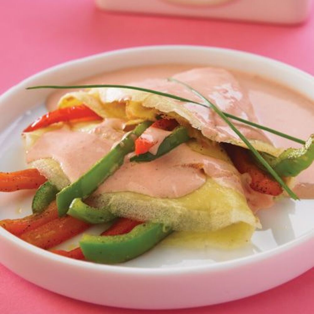 Crepas de pimientos
