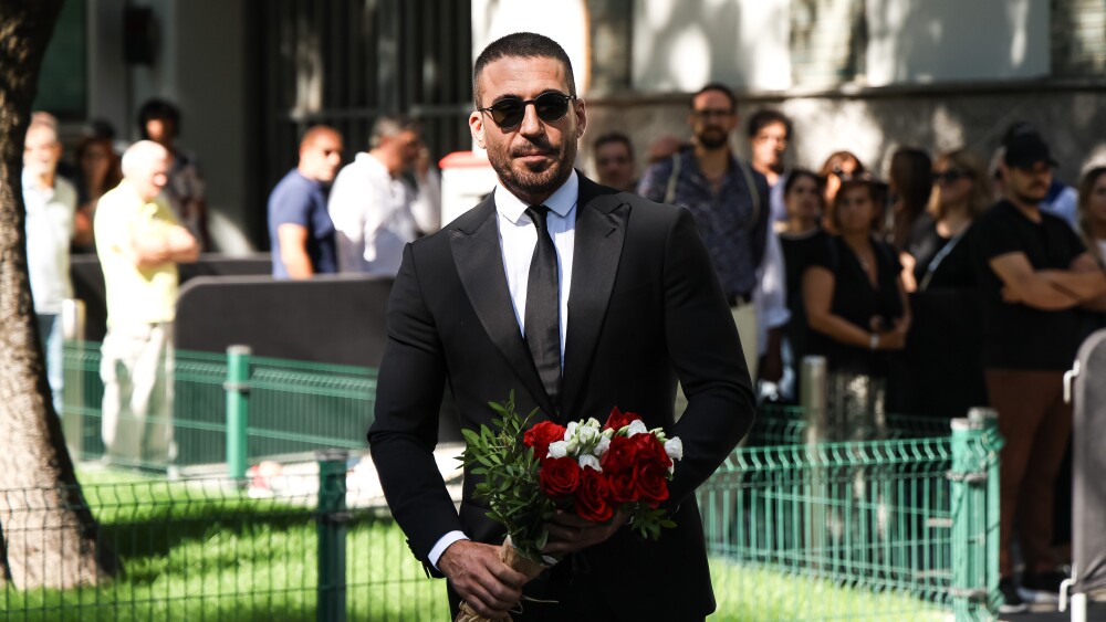 Funeral de Giorgio Armani - Miguel Ángel Silvestre