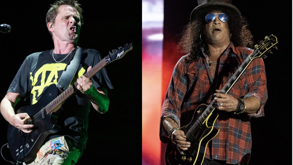 Matt Belamy y Slash