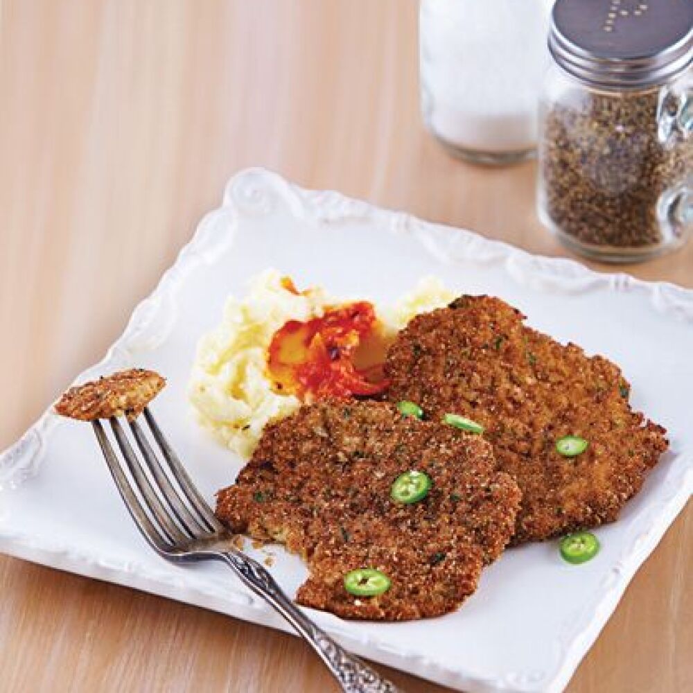 Pocholas con puré de papa