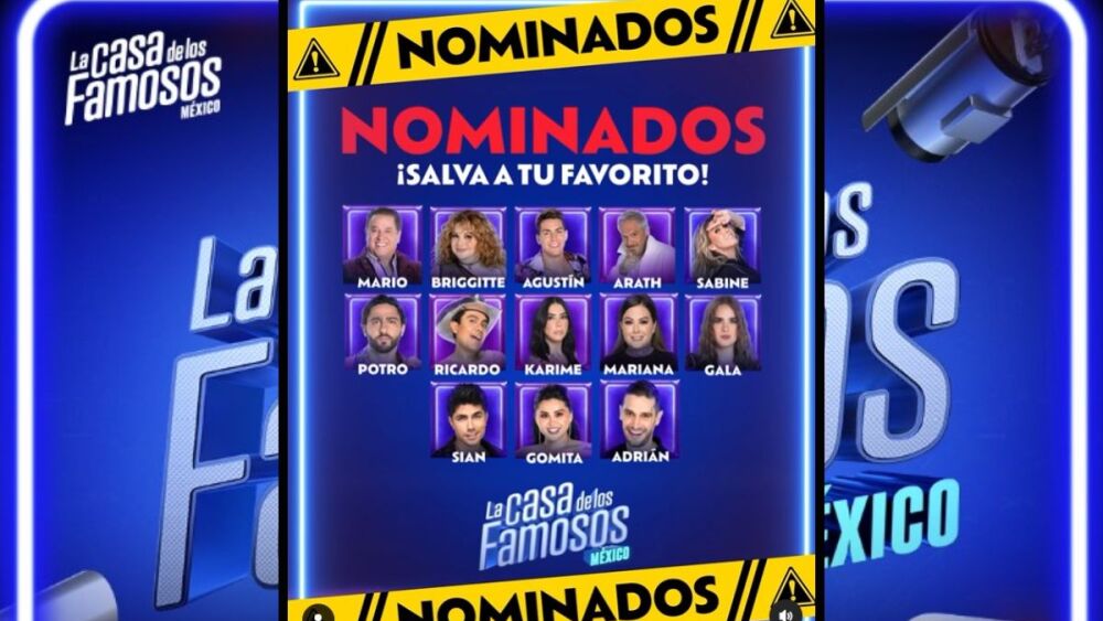 La casa de los famosos méxico nominados lista