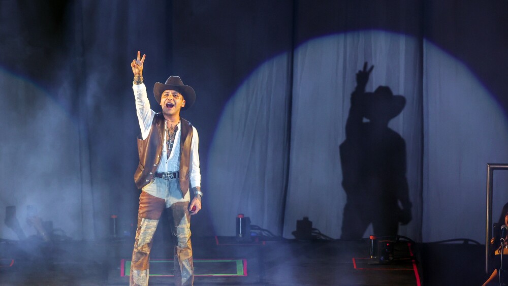Christian Nodal en el Auditorio Nacional.