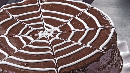 Pastel choco telaraña