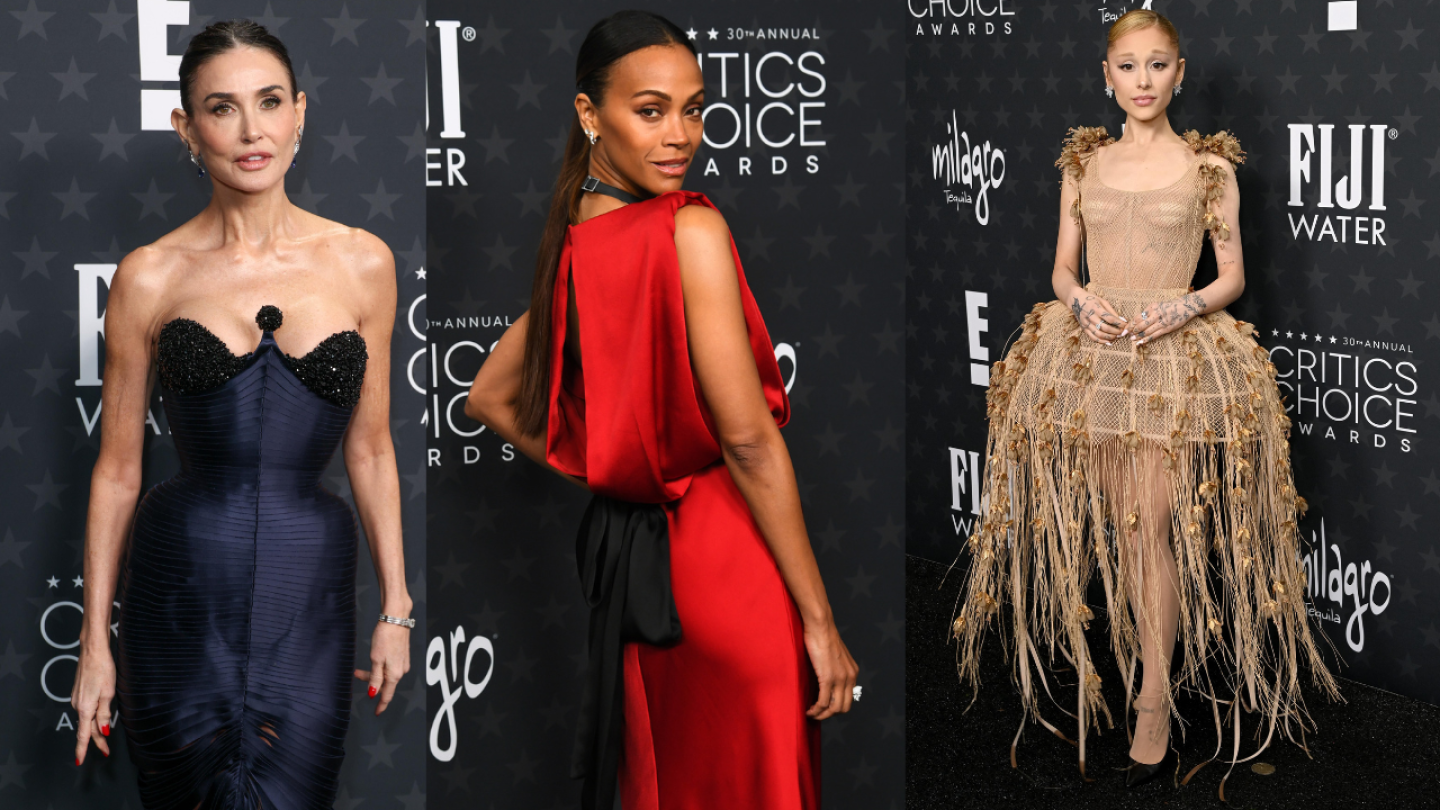 moda en la alfombra roja: los mejores y peores looks de los Critics Choice Awards 2025