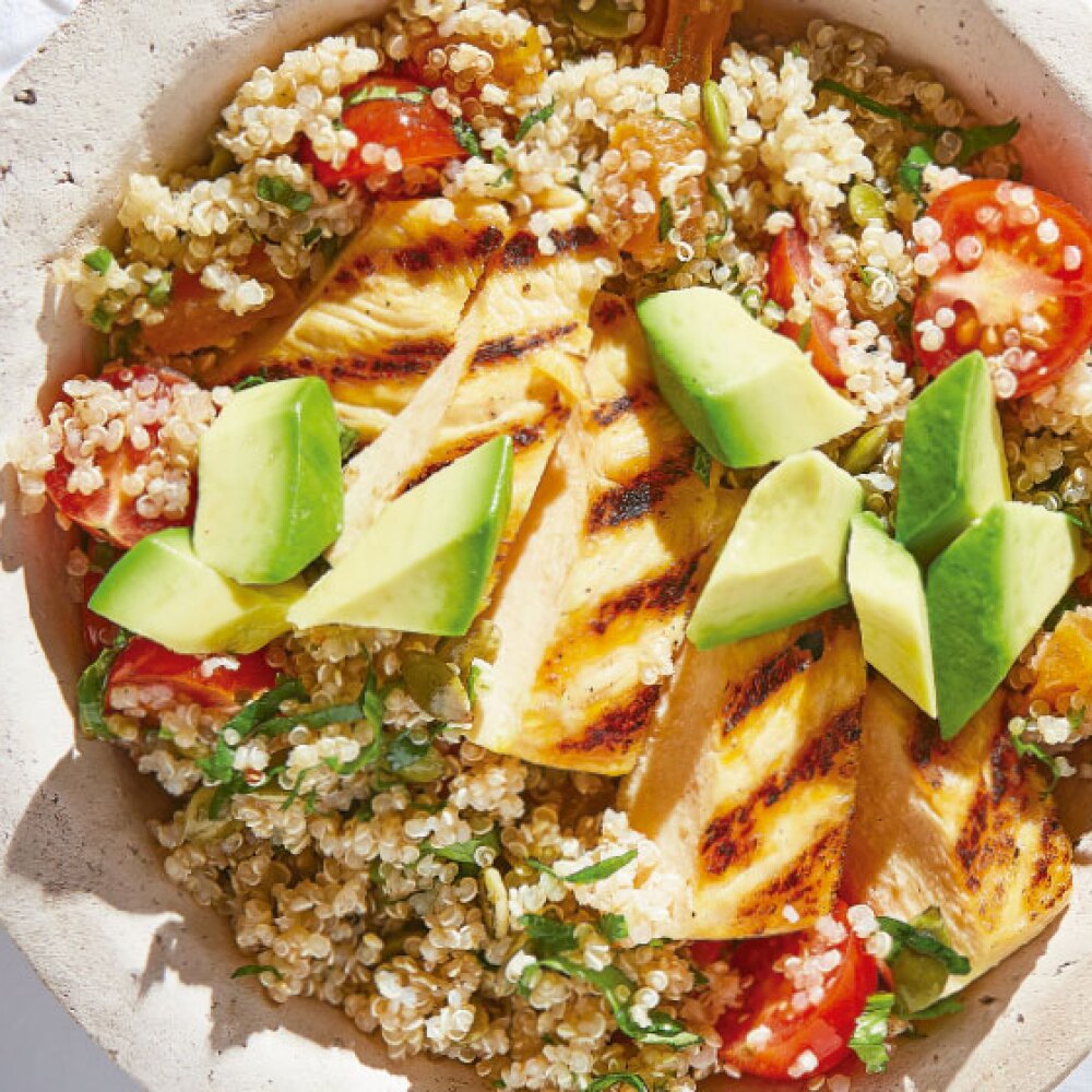 Cómo cocinar quinoa con pollo