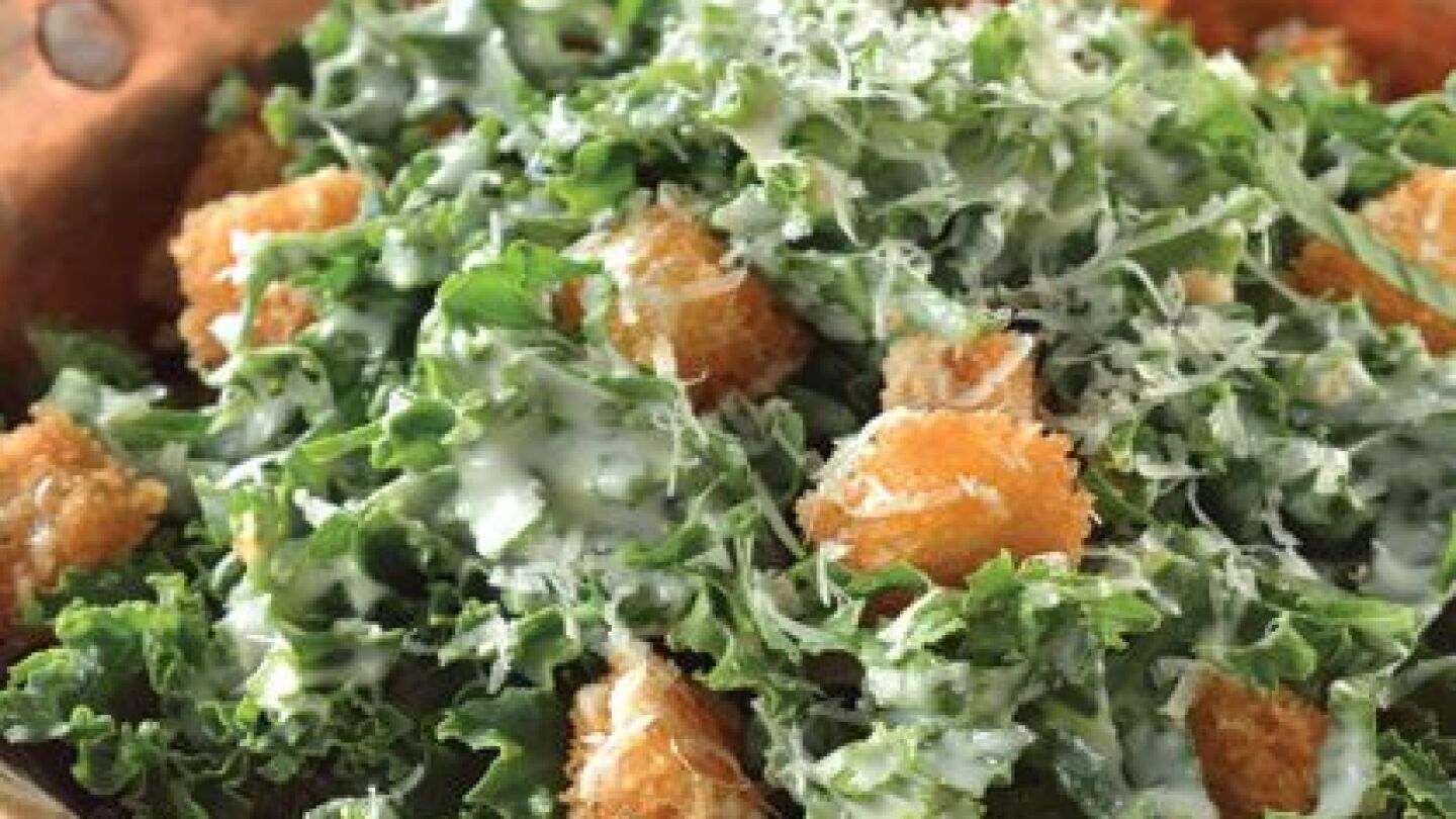 Ensalada de col rizada