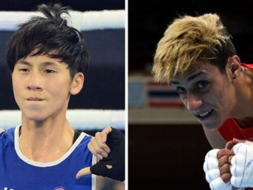 Imane Khelif y Lin Yu-Ting