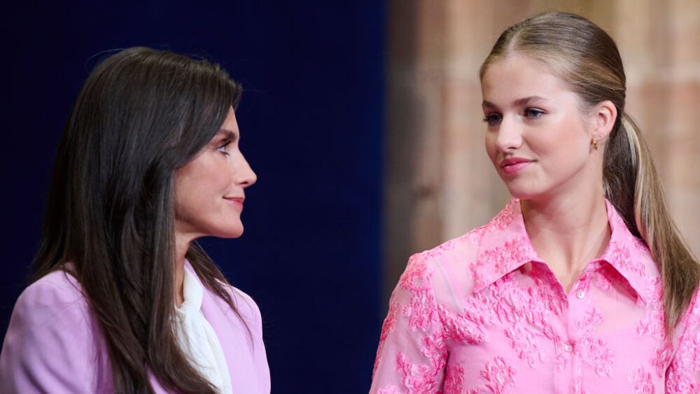 Letizia Ortiz y la princesa Leonor