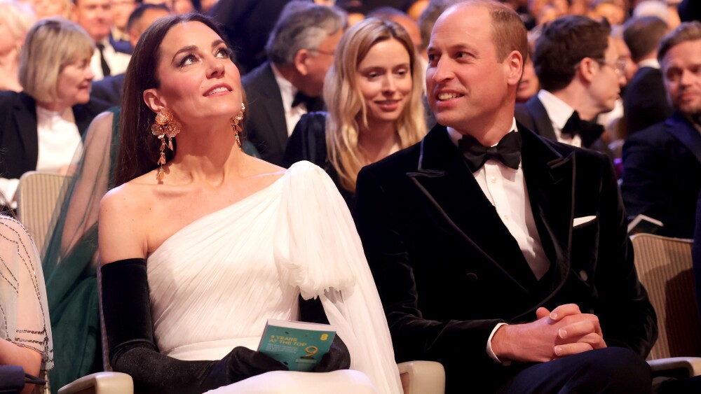 The Prince And Princess Of Wales Attend The EE BAFTA Film Awards 2023