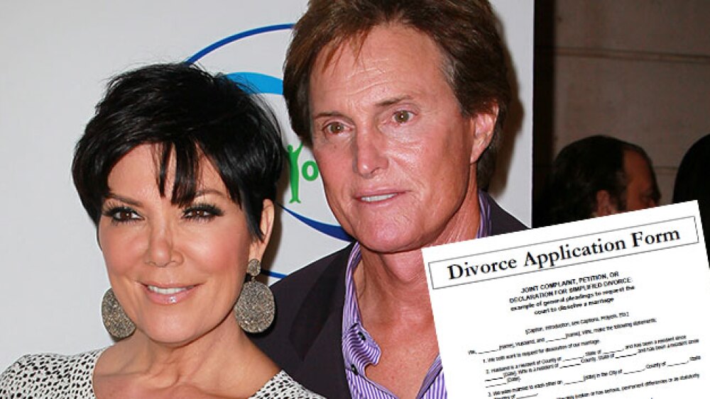 Kris Jenner le pide formalmente el divorcio a Bruce