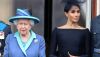 Meghan Markle y la reina Isabel II