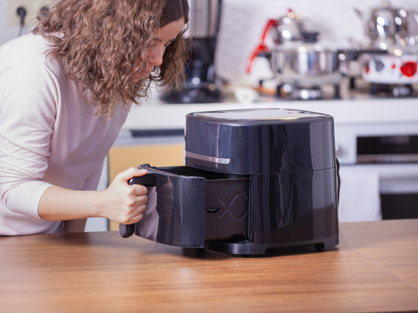 Airfryer uso aluminio