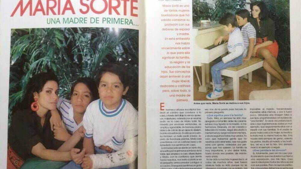 Revista Sorte María Sorté, una madre de primera para Omar García Harfuch
