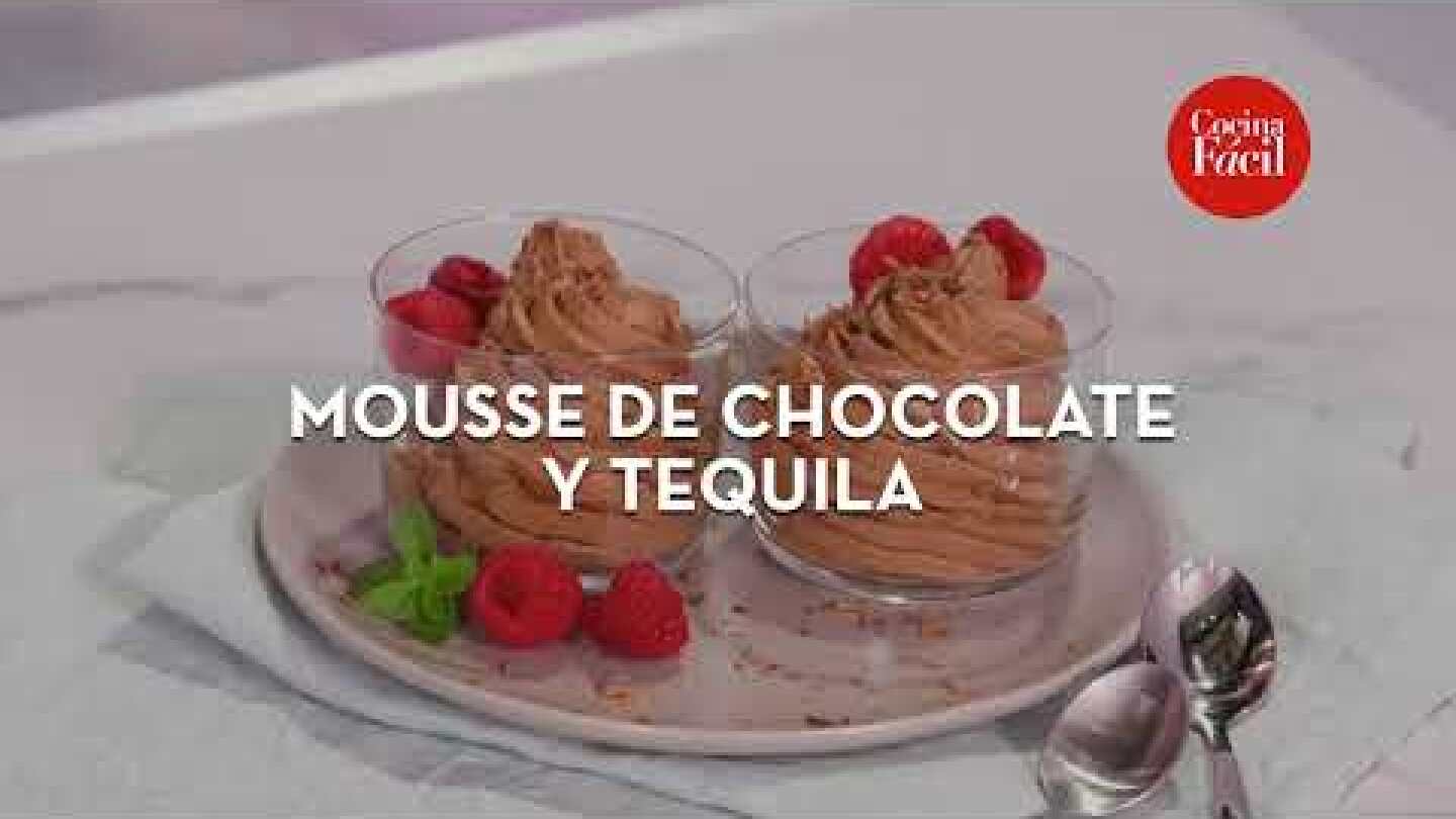 Mousse de chocolate y tequila