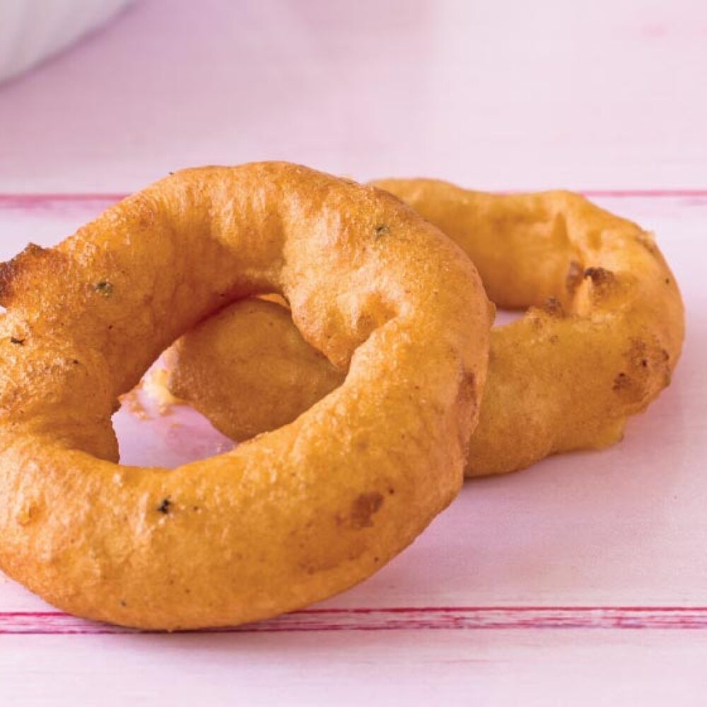 aros de cebolla con aderezo de mayonesa