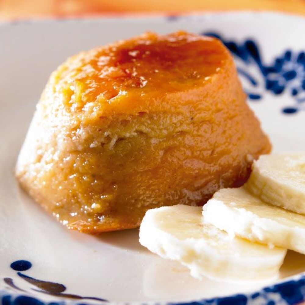 flan de platano