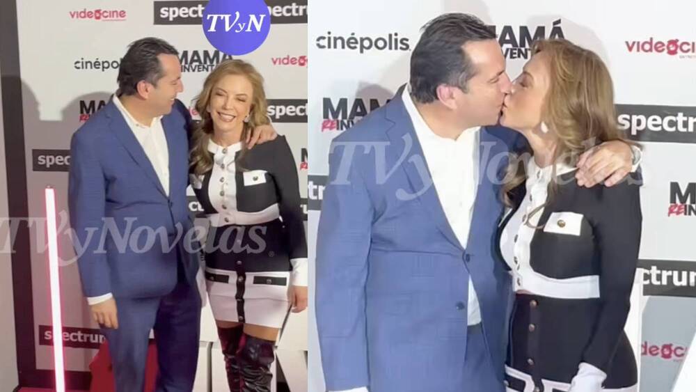 Laura Flores y Lalo Salazar en su primera alfombra roja juntos ...