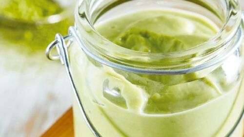 Natilla de té verde