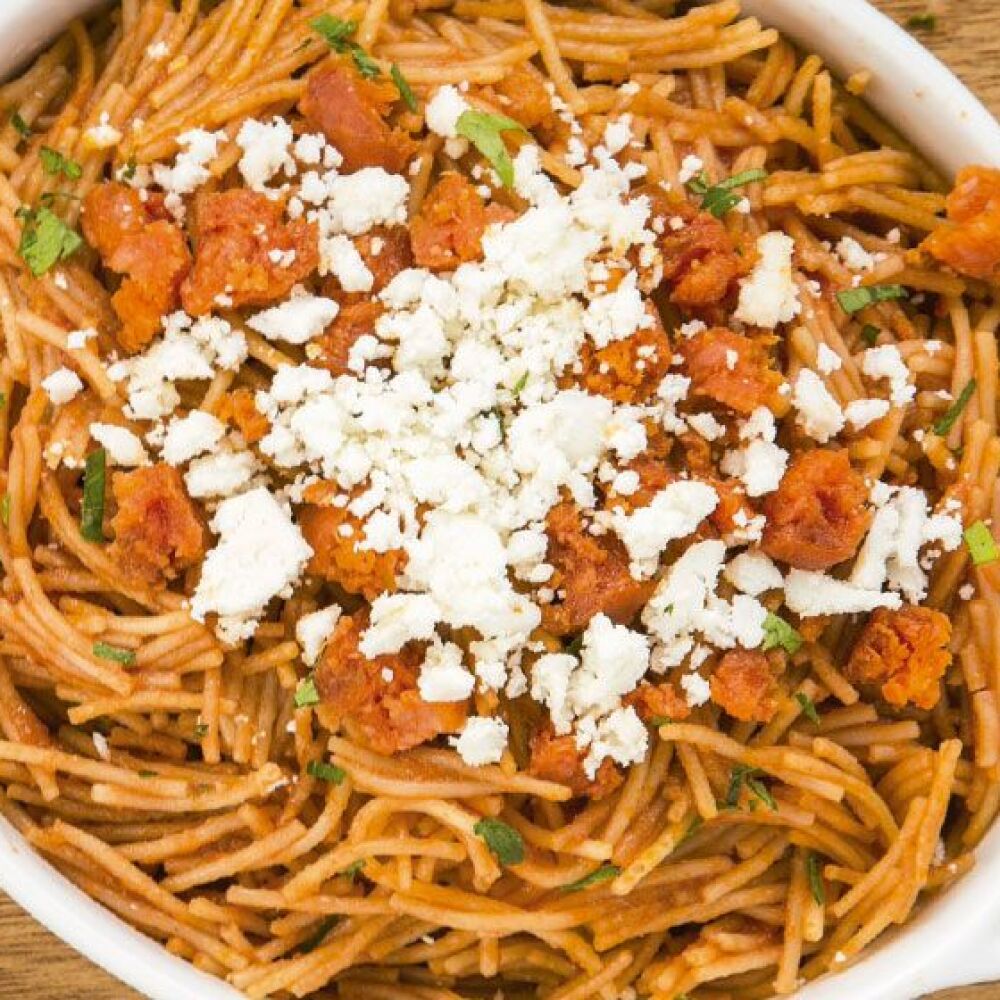 Receta de fideo seco