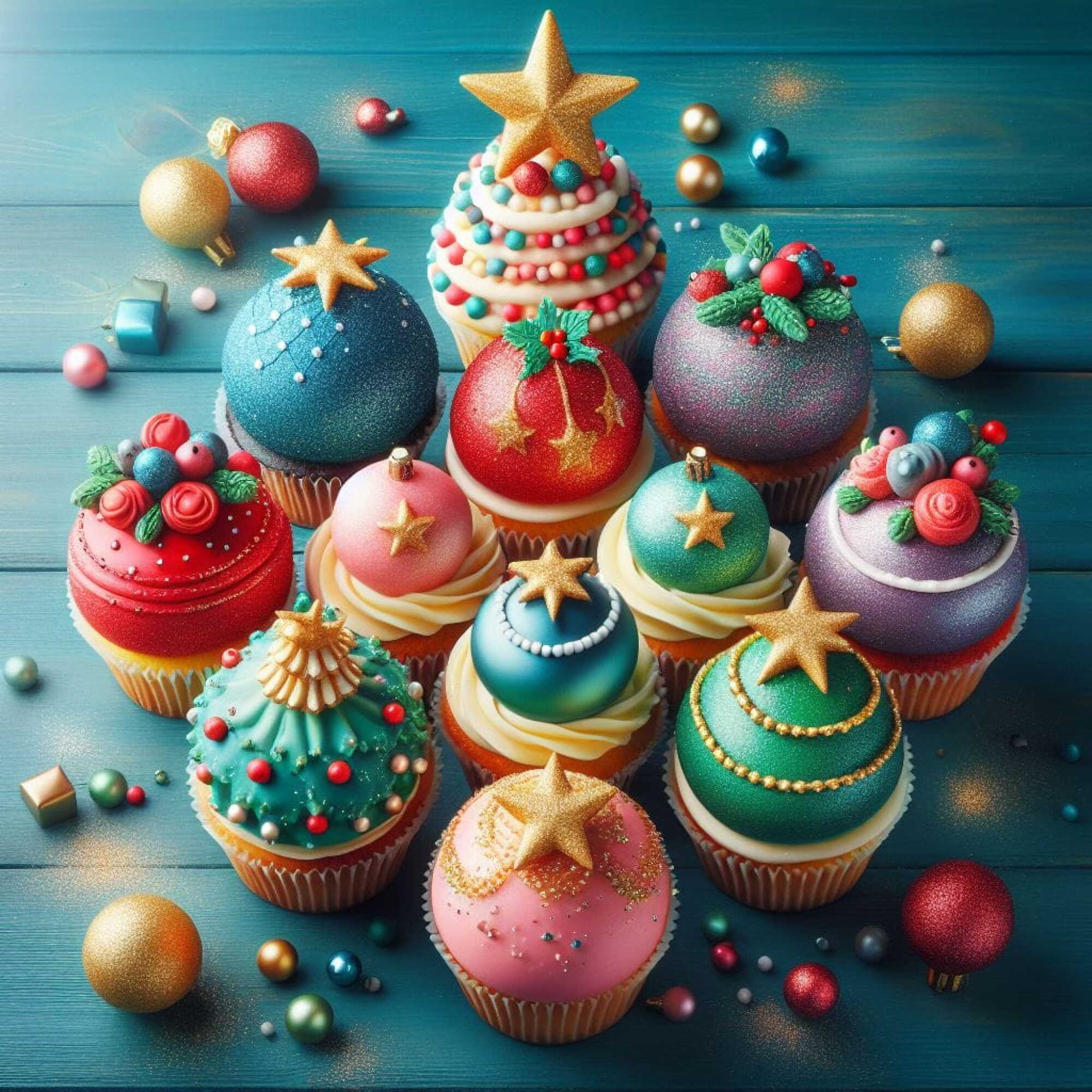 Receta de cupcakes navideños: el truco para hacerlos en forma de esfera