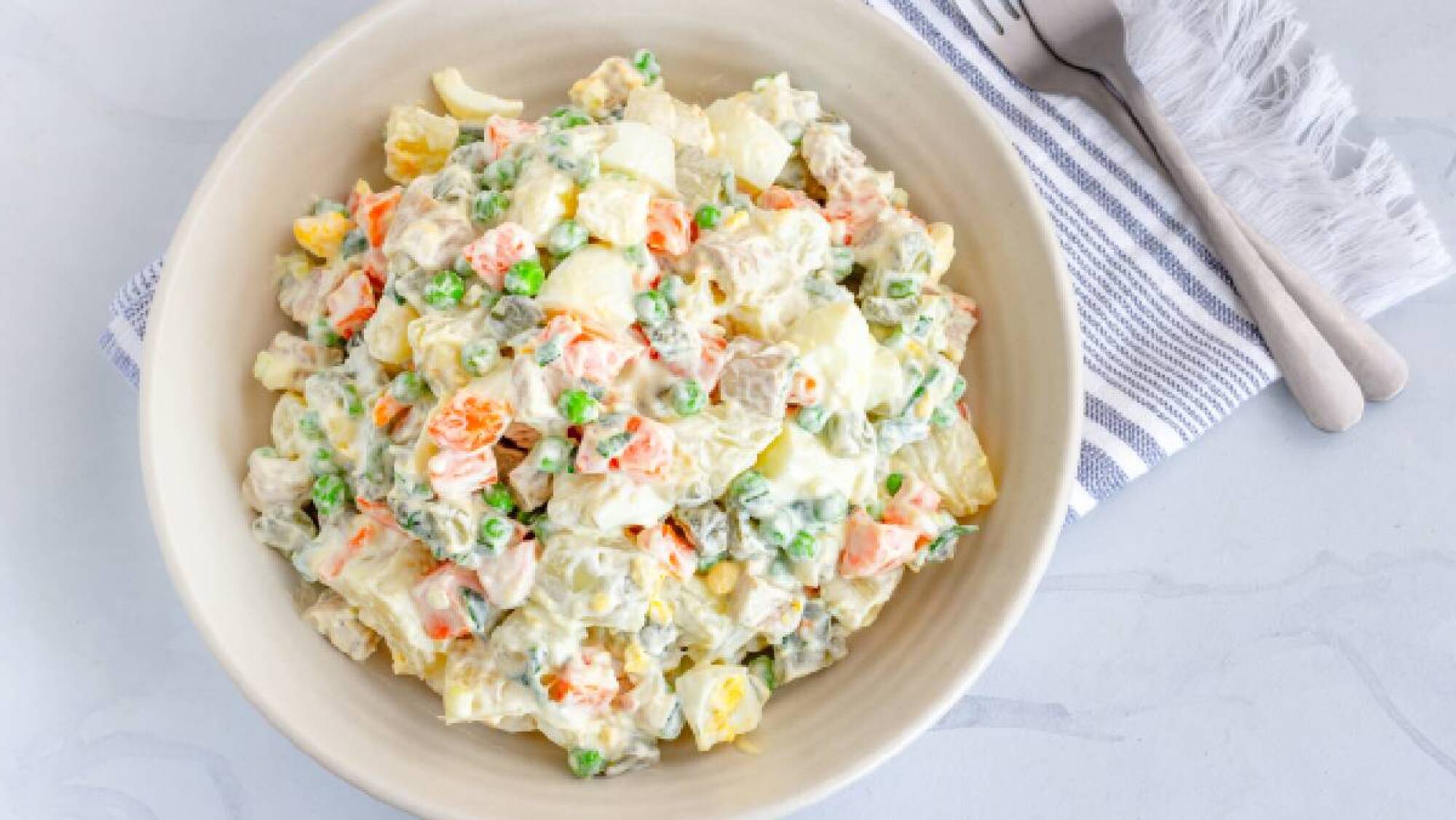 Cómo hacer una ensalada rusa perfecta