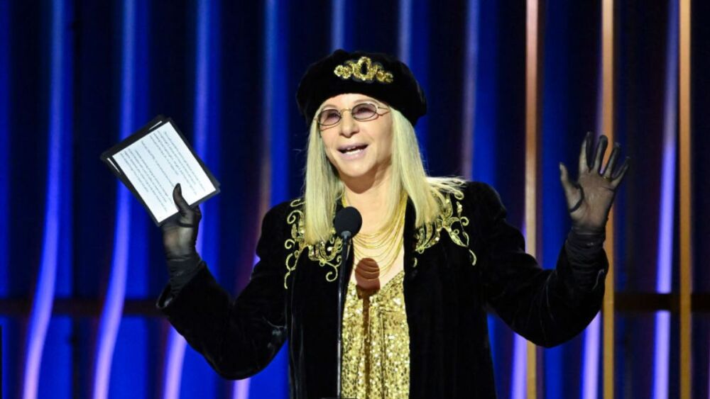 Gracias por “por darme tanta alegría”: Barbra Streisand recibe reconocimiento en los SAG Awards