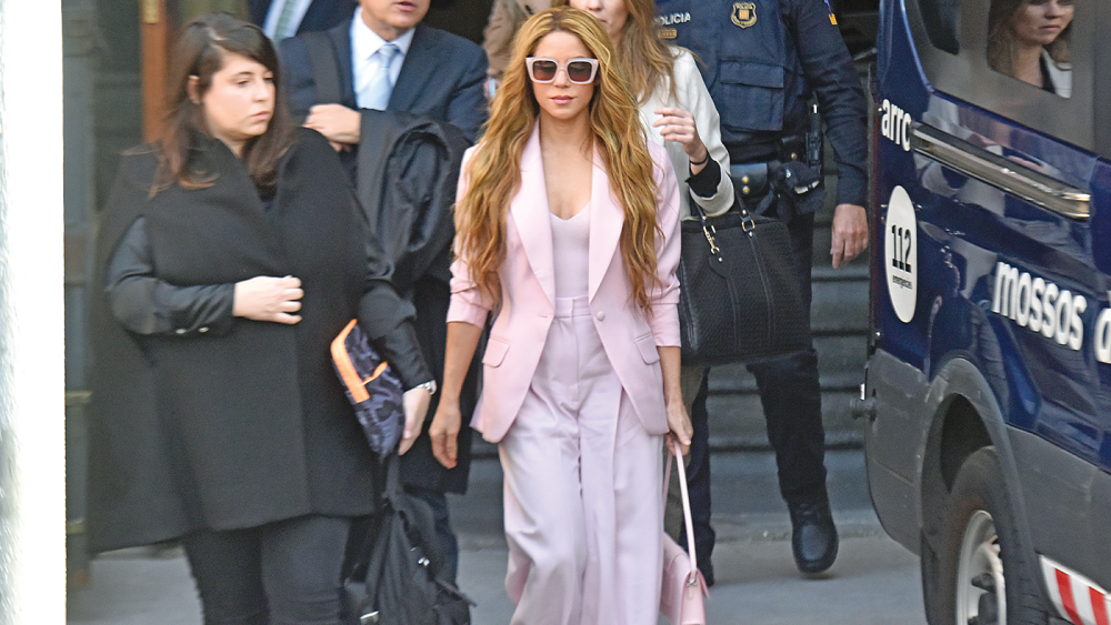 Shakira en los juzgados