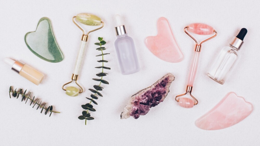 guia de cuarzos, guia de cristales, guia de bienestar, cuarzo rosa, amatista, roller, gua sha