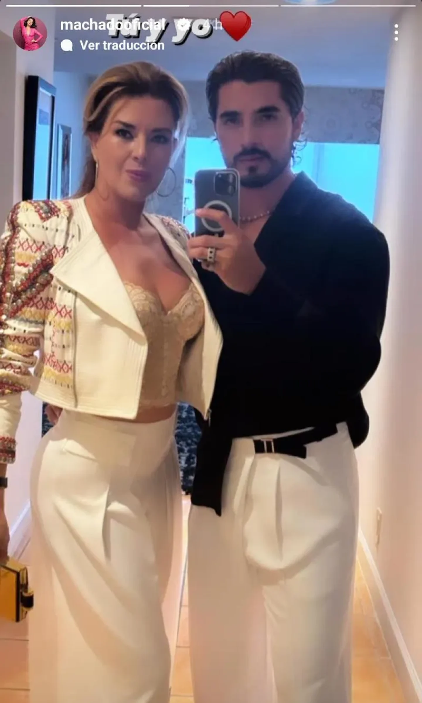 Alicia Machado y Christian Estrada
