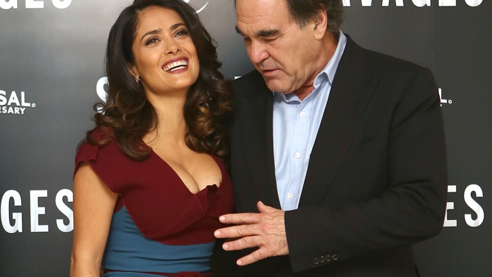 Las fotos que evidencian supuesto acoso sexual de un productor hacia Salma Hayek