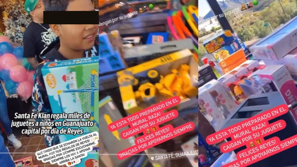 Santa Fe Klan regaló juguetes