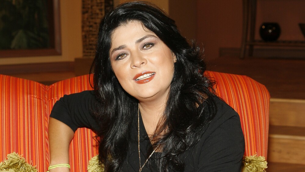 Victoria Ruffo posa ante los medios de comunicación.