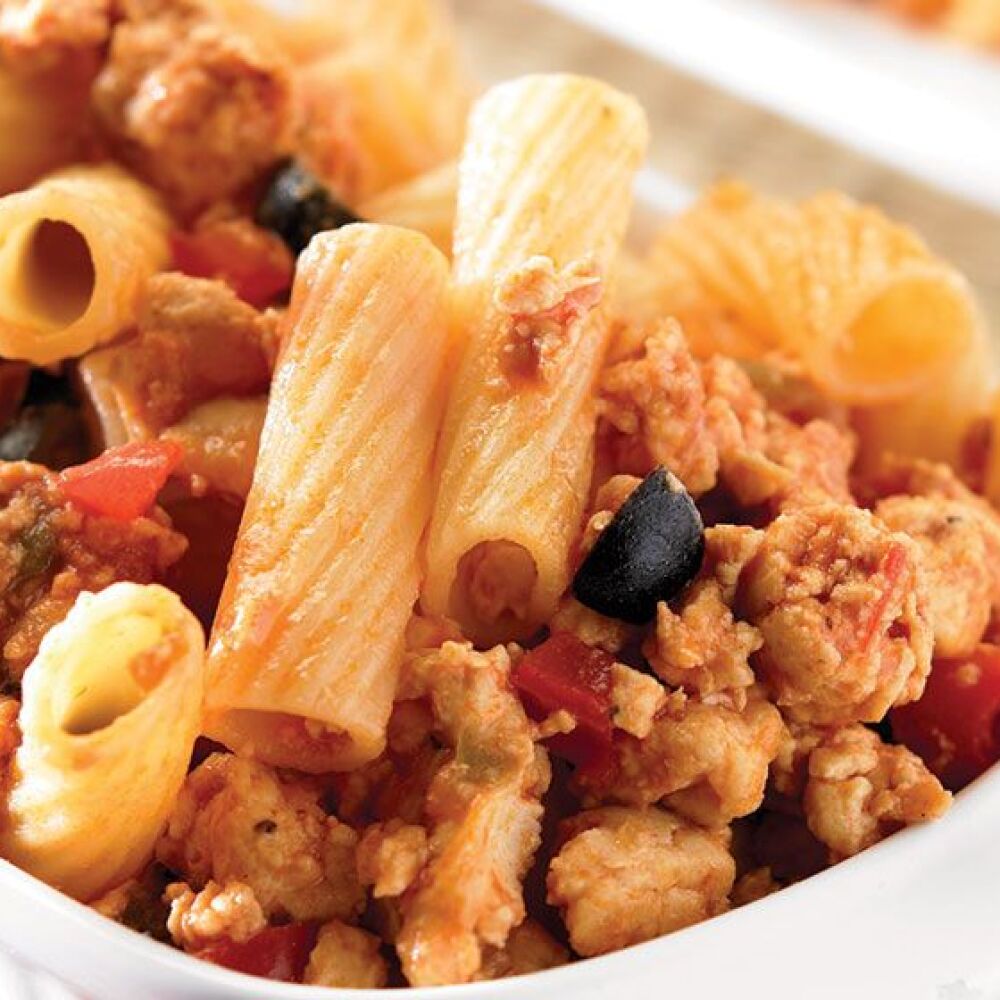 Rigatoni con pollo