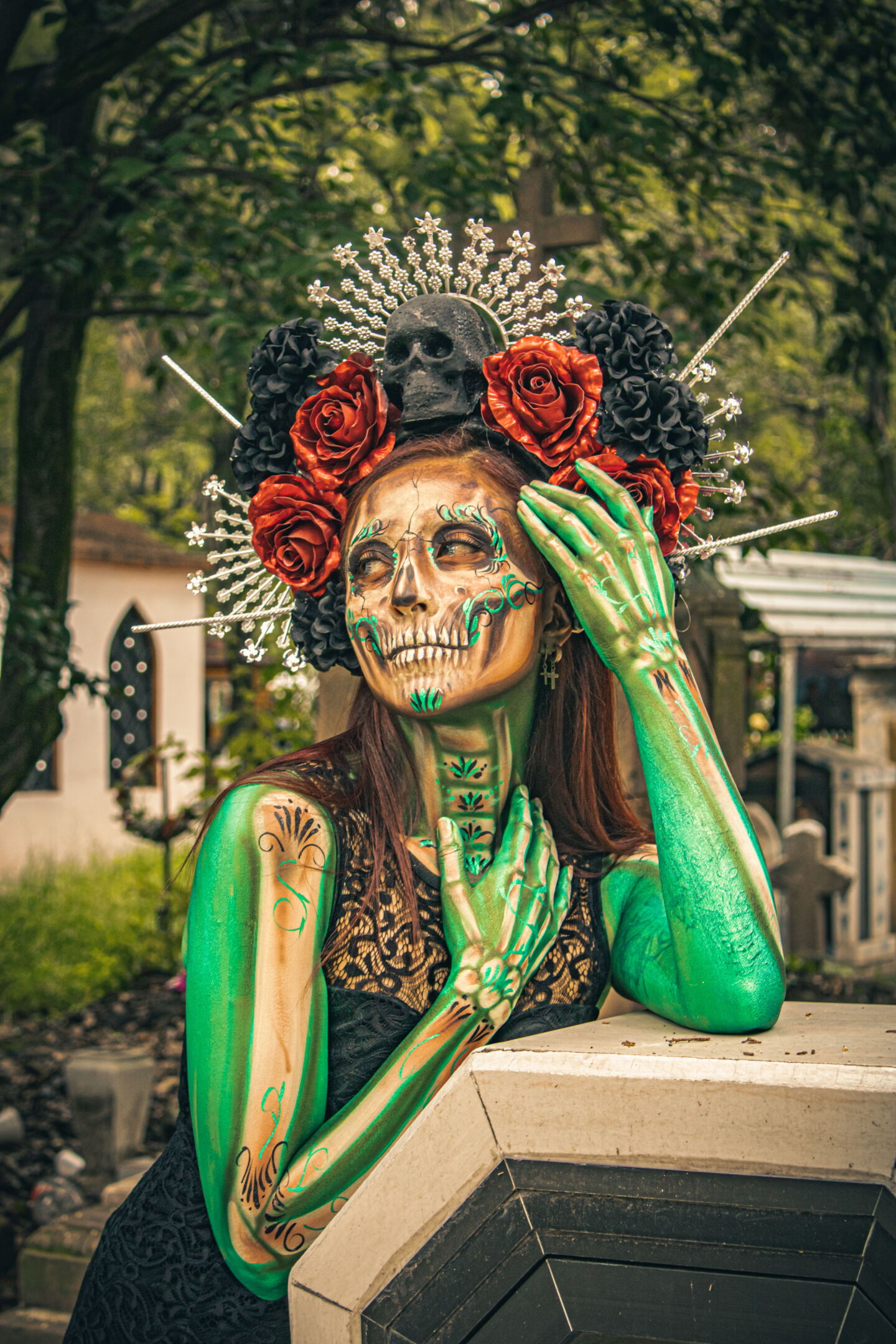 Maquillajes de Catrina con flores: ideas elegantes y sofisticadas para el Día de Muertos 2026