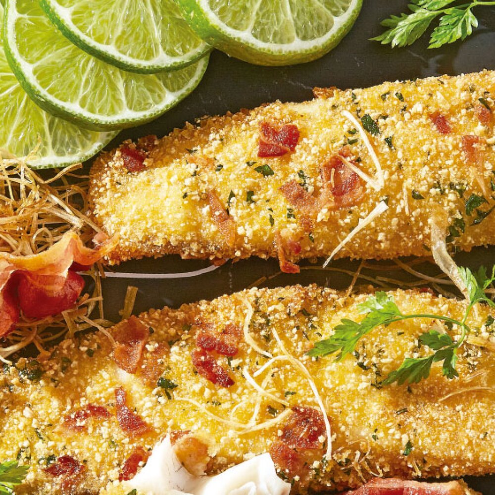 Pescado blanco con costra