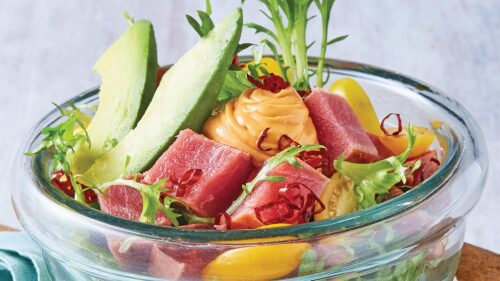 ensalada con atún de lata